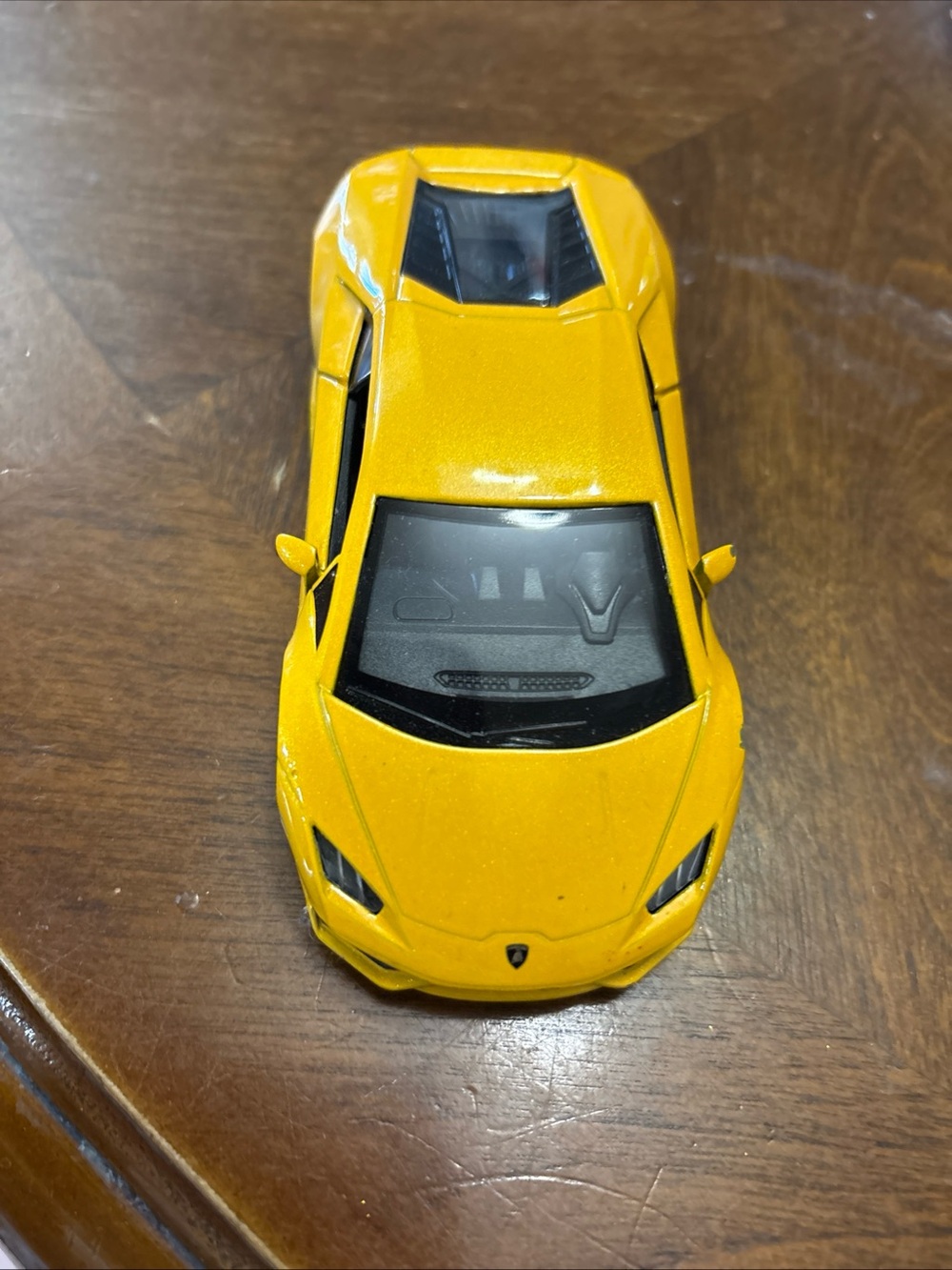 Lamborghini Yellow Die-Cast Sports Car Toy